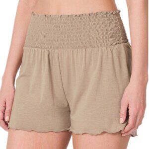 #125 SMOCKED WAIST SHORTS